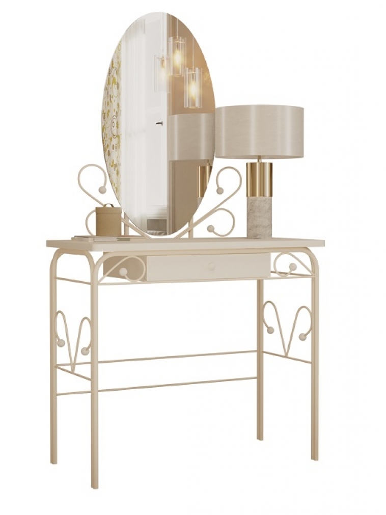 Дамский столик "Версаль" белый/белый ГЗМИ