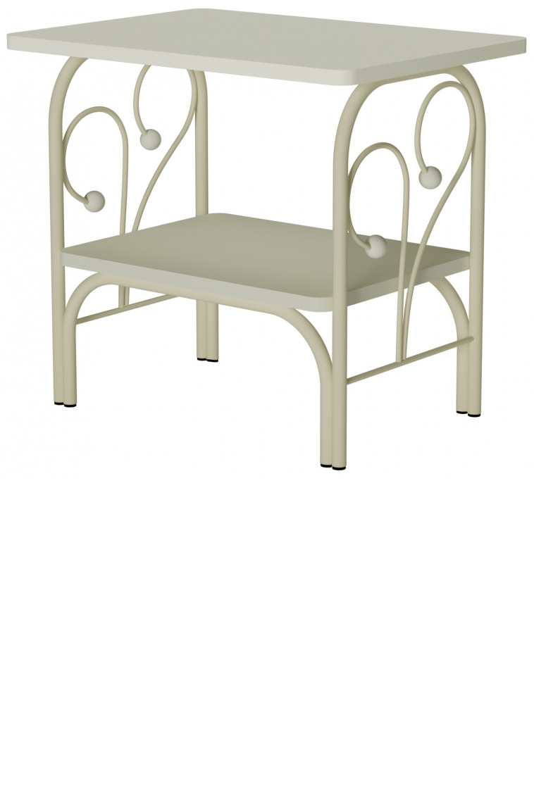 Прикроватная тумба "Версаль" белый/белый ГЗМИ